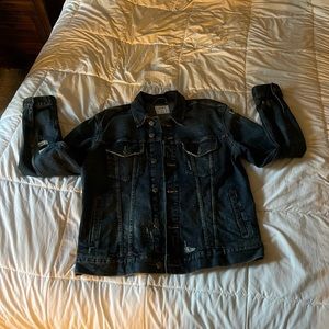 distressed Jean Jacket